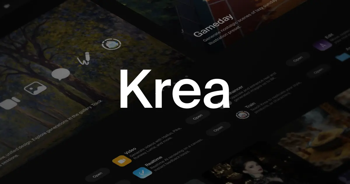 Krea 1 Image Model